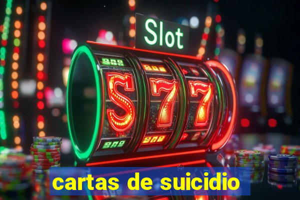 cartas de suicidio